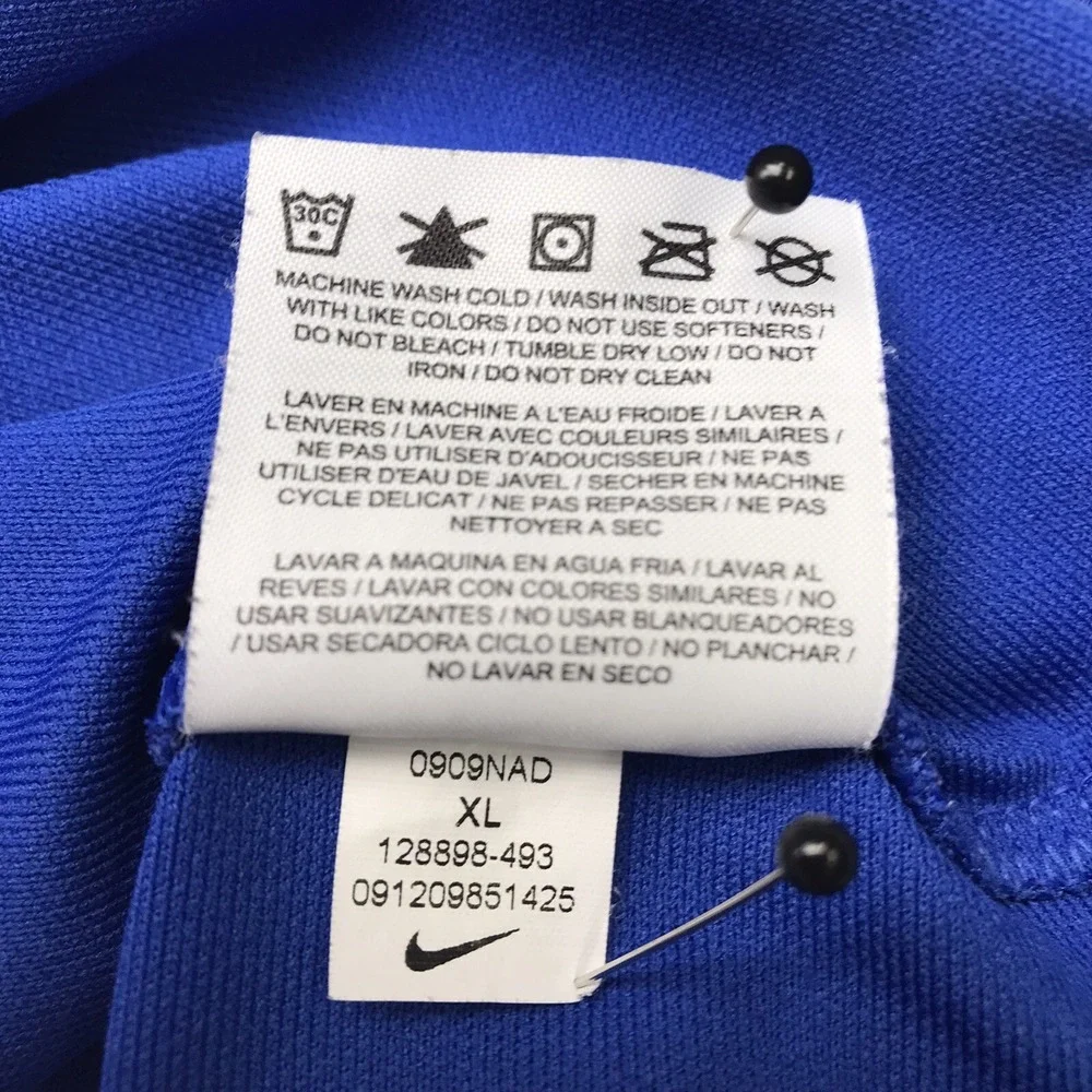Orange Tree Golf Nike Fit Dry Polo Shirt Mens XL Blue Embroidered Logo Casual AR